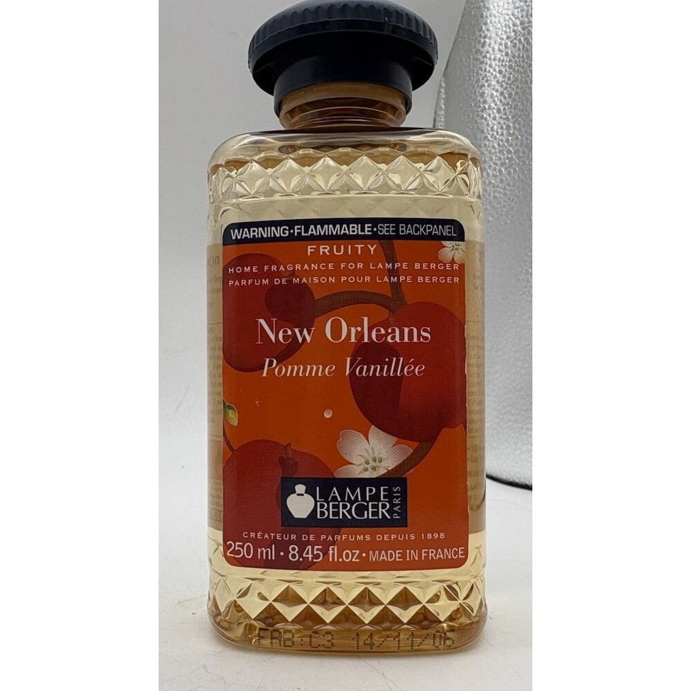 Vintage 2005 Lampe Berger New Orleans Pomme Vanillee Fragrance 250ml Rare